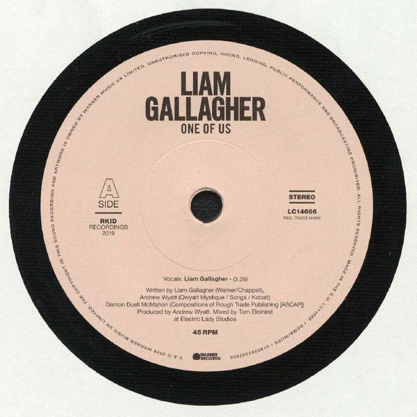Liam Gallagher - One Of Us (Single)
