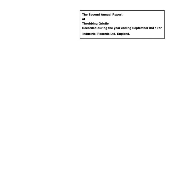 Throbbing Gristle - The Second Annual Re